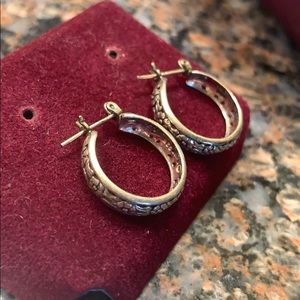Silver hoops